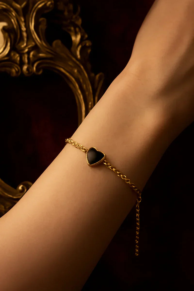 Soiree Paris Gemstone Bracelet - 24K gold