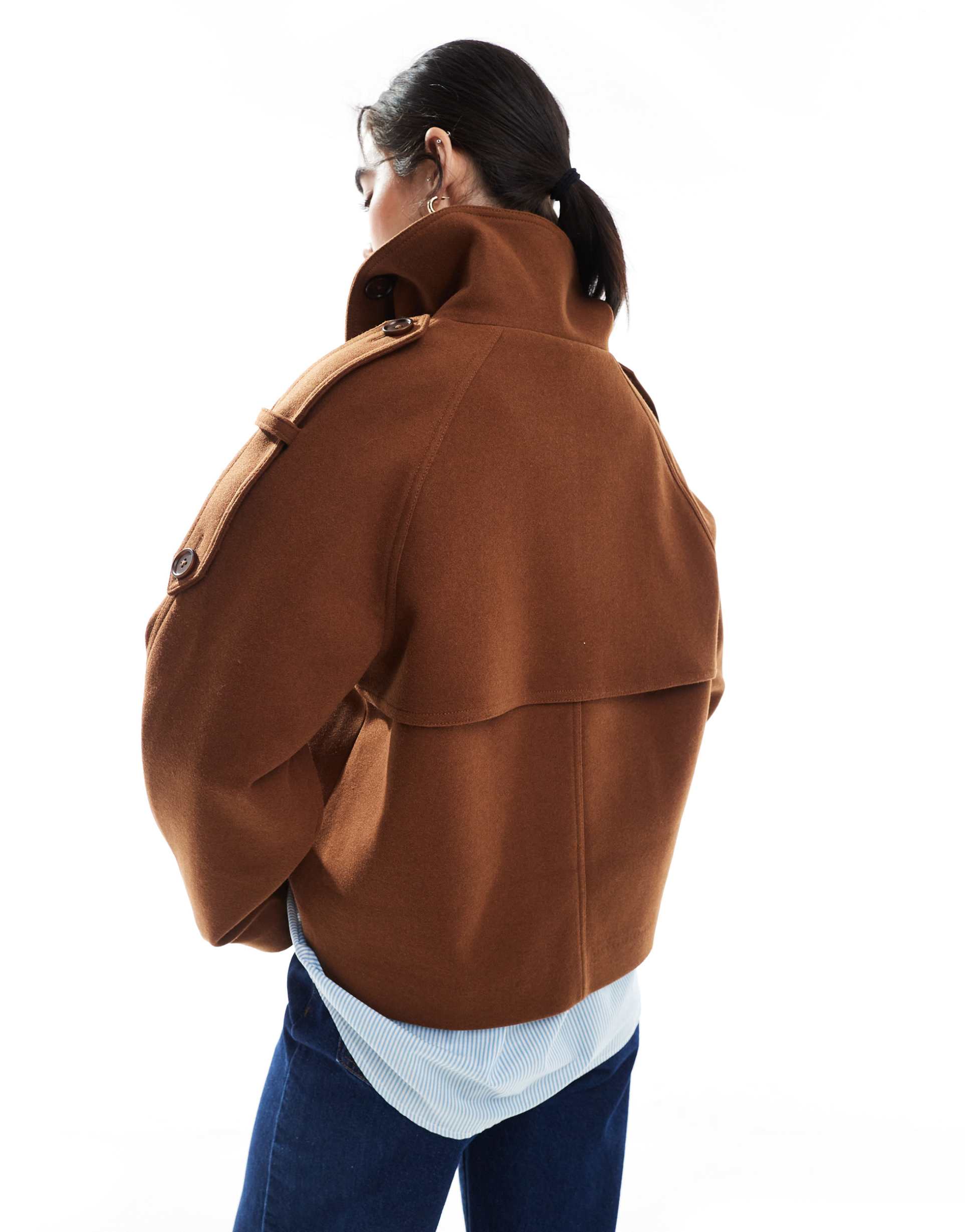 Lane | Cropped Trench Coat