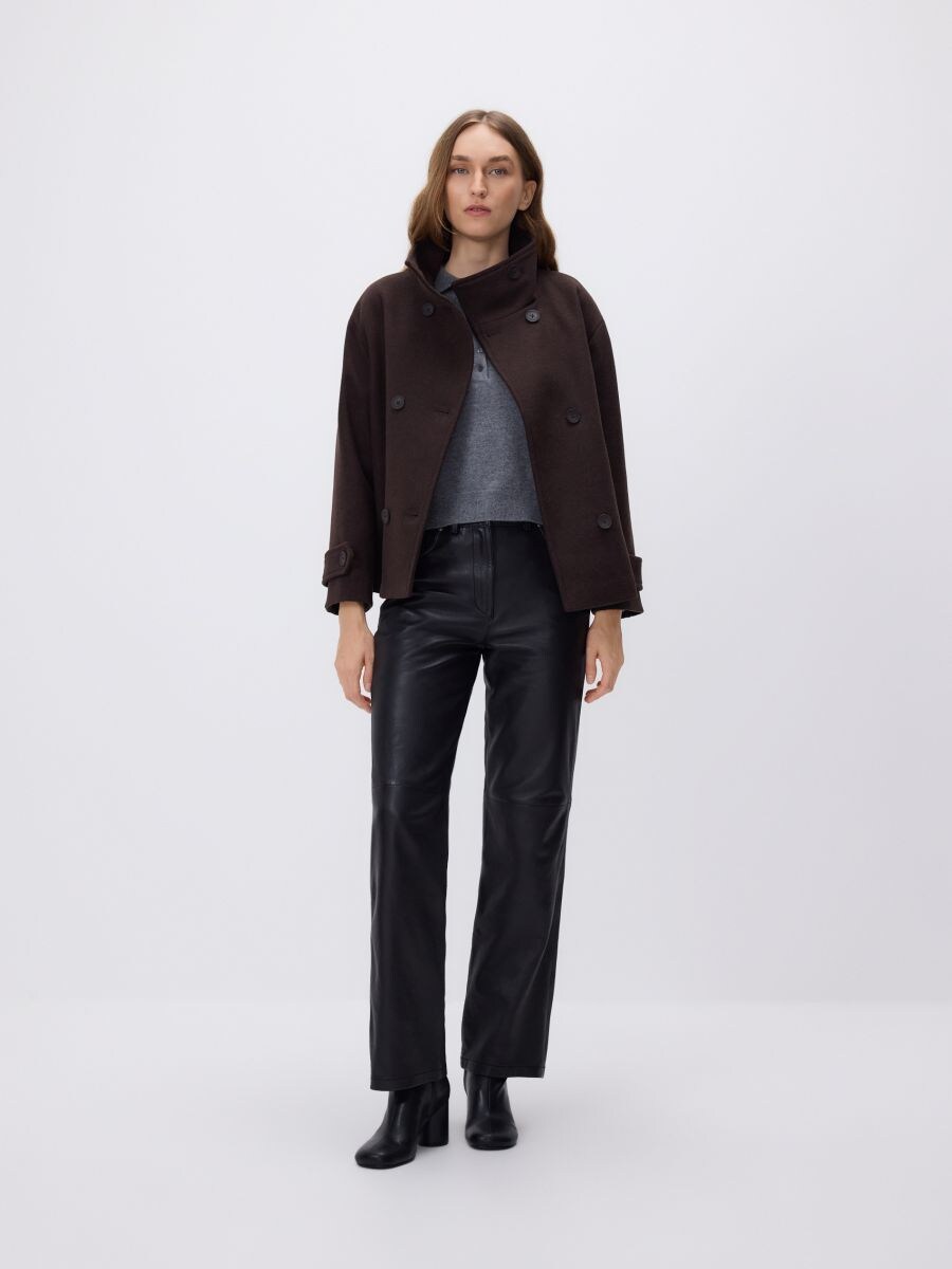 Sylvie | Cropped Wool Blend Jacket
