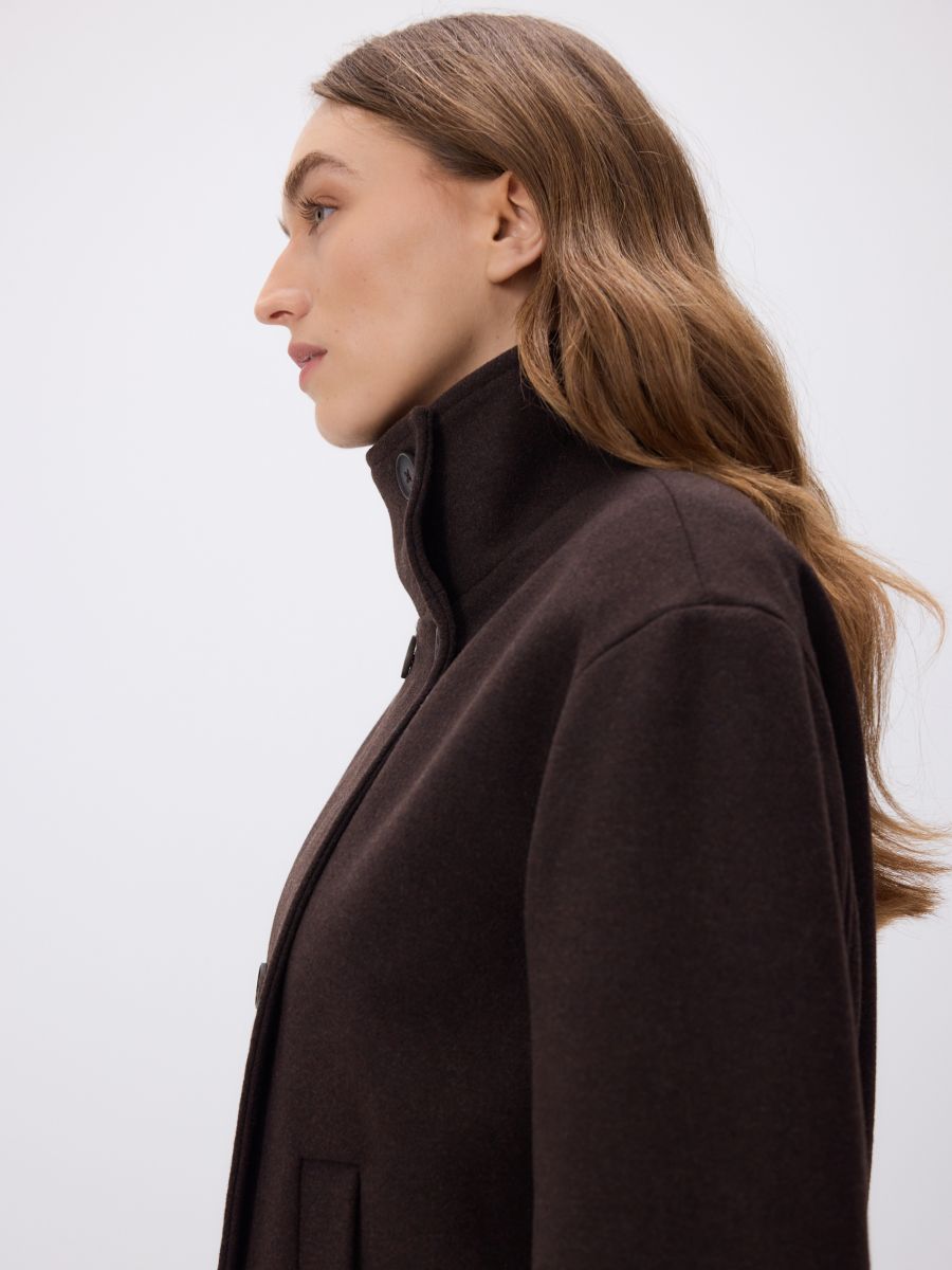 Sylvie | Cropped Wool Blend Jacket