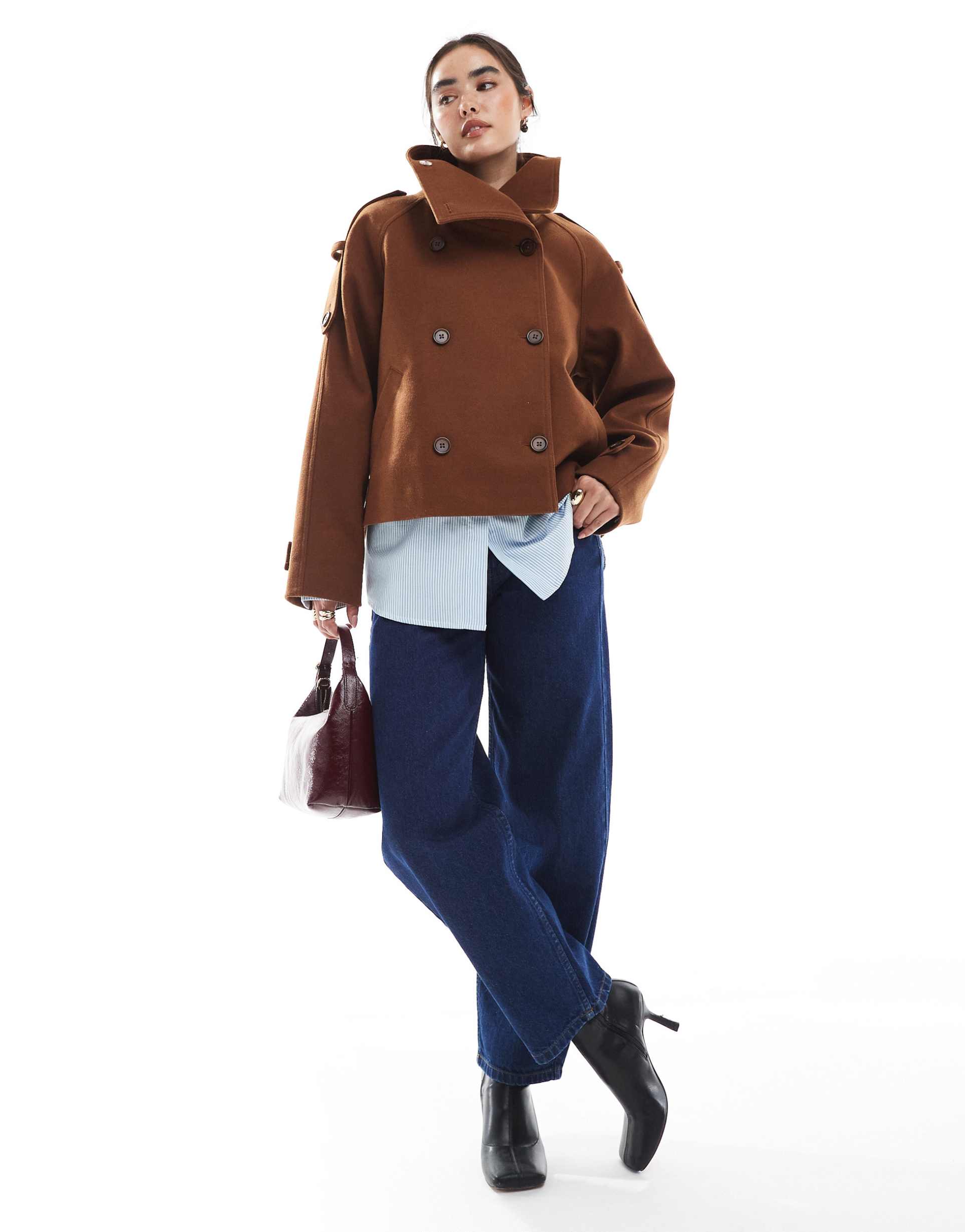 Lane | Cropped Trench Coat