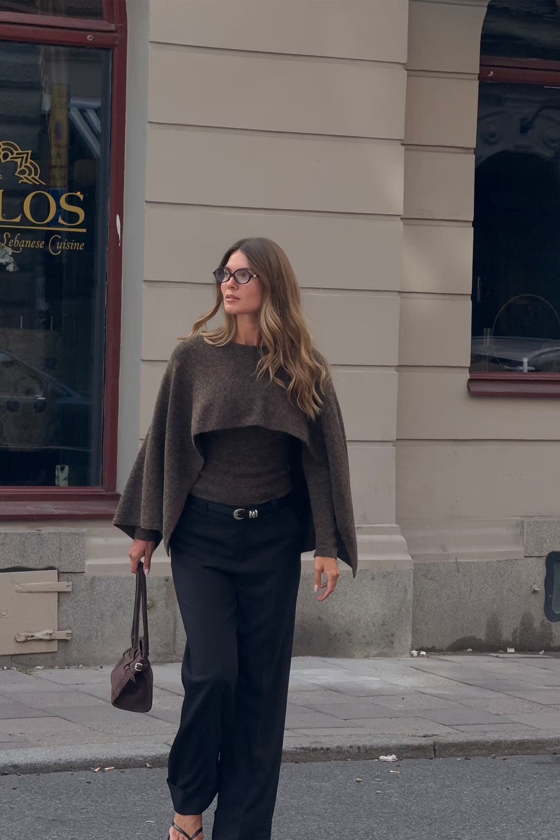 Nerissa | Knitted Cape Top