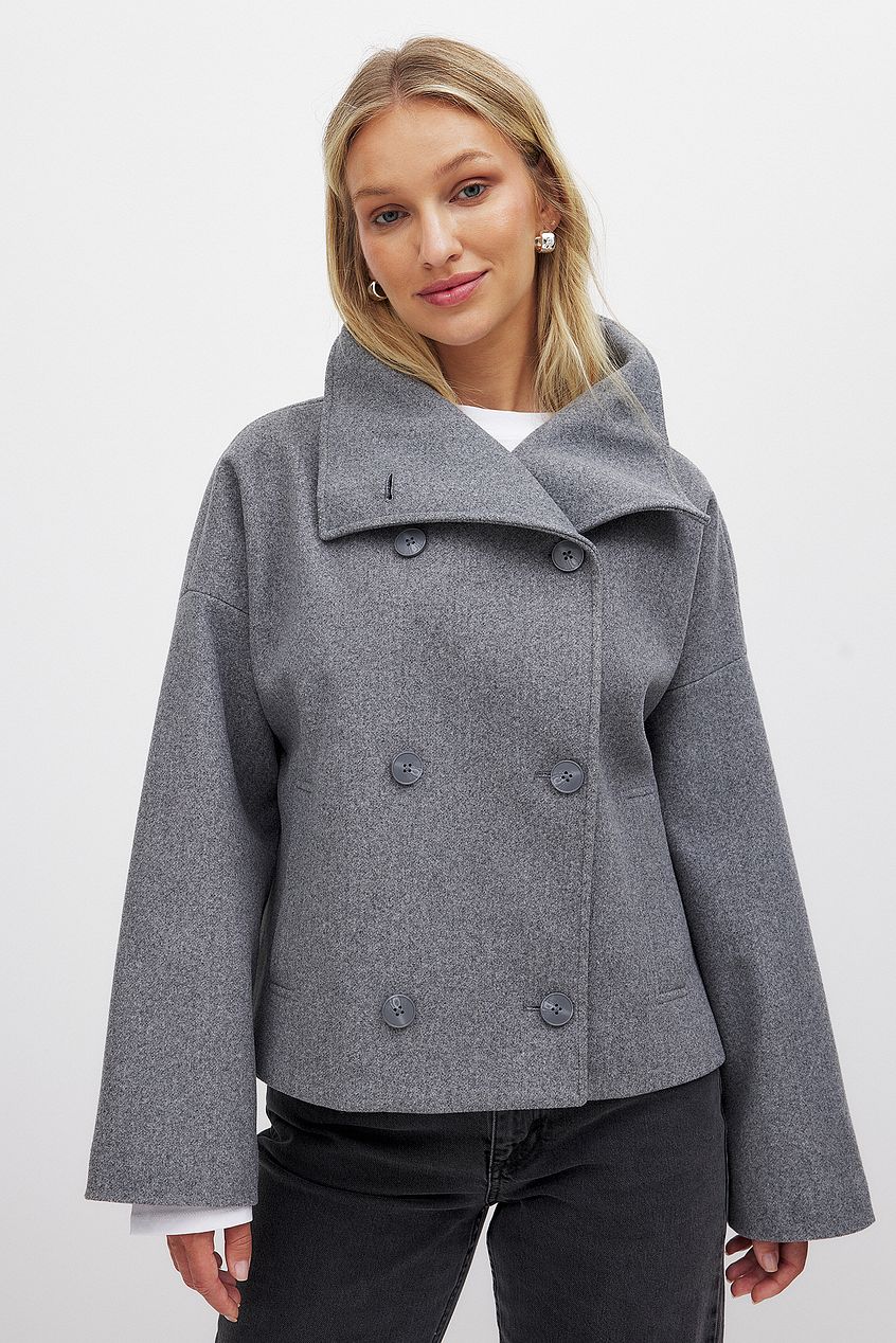 Reese | Double Breasted Short Coat